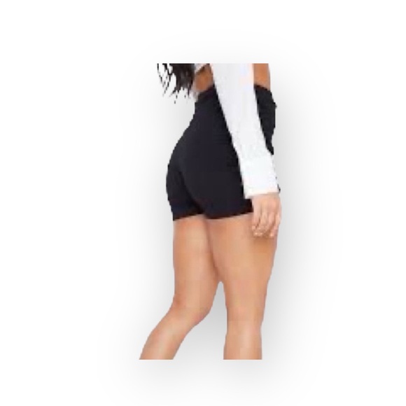 One Teaspoon ✌︎︎ High Waist Exposed Zip Front Lightweight Shorts ✌︎︎ Black XXS - Picture 15 of 16